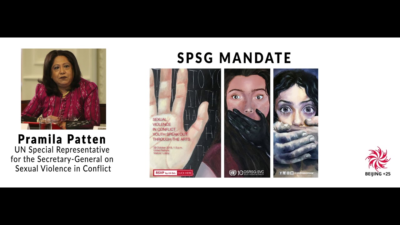 Pramila Patten, Special Representative of the UN SG on sexual violence in conflict