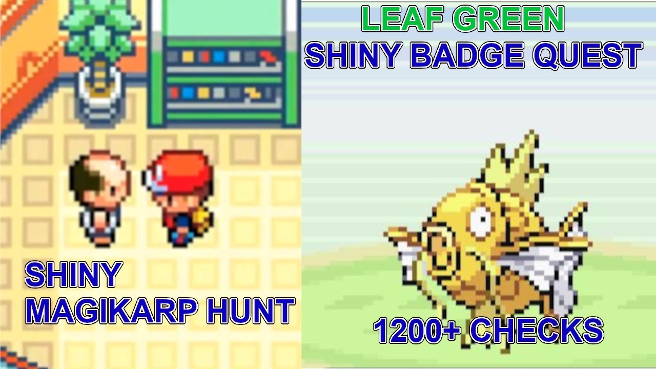 Pokemon LeafGreen Shiny Magikarp Hunt
