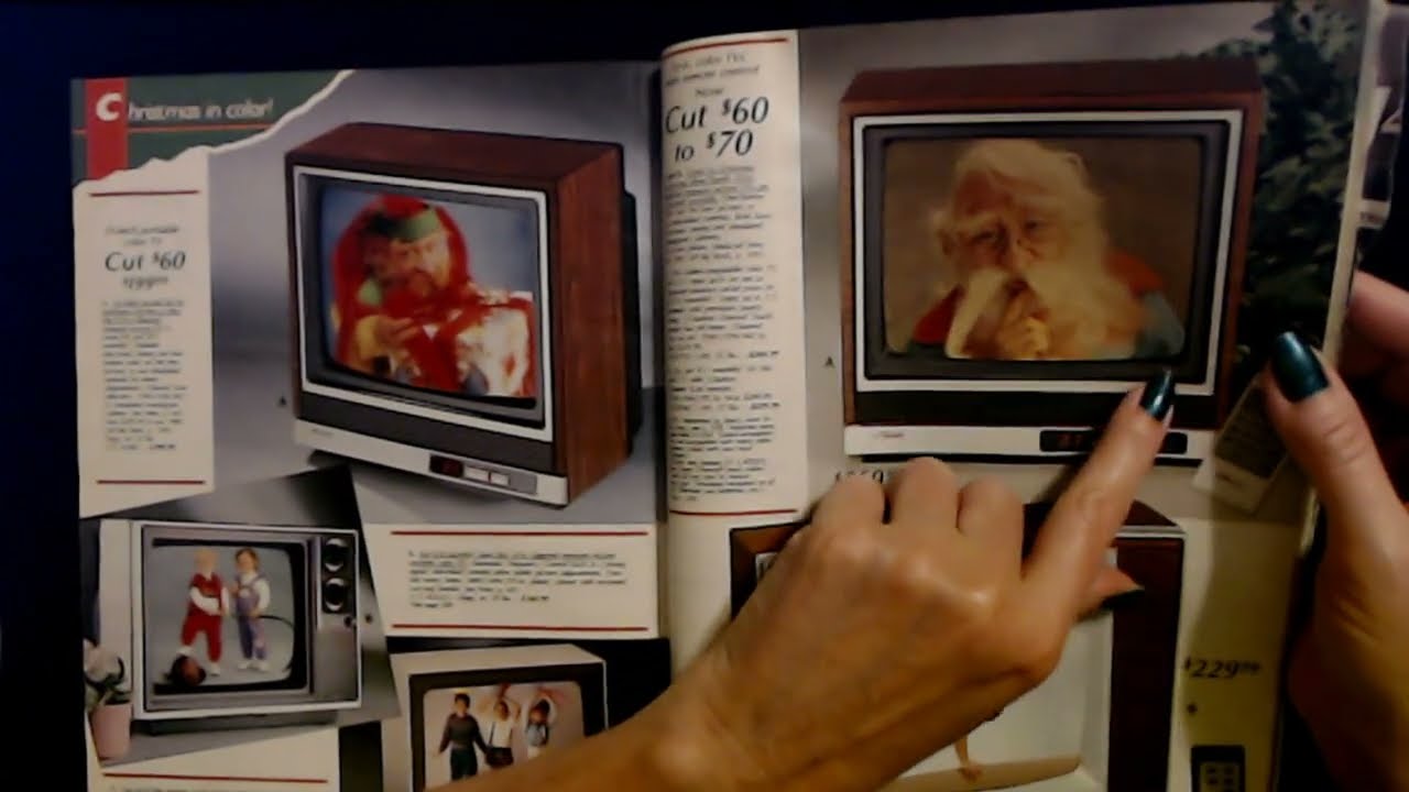 ASMR | 1985 Sears Wish Book Electronics Section (Whisper)