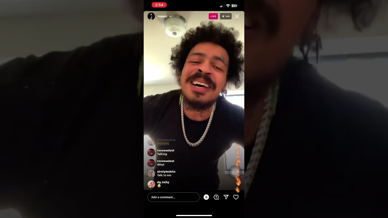 Rx Papi freestyle on live (part 2) #rxpapi #realrx