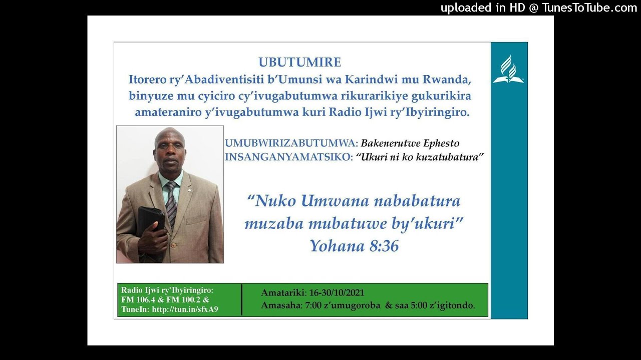 13 Inshingano y'umugaragu mwiza by BAKENERUTWE Ephesto  on 26 October 2021