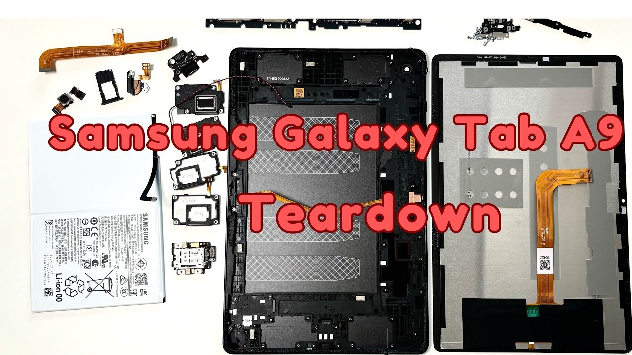Samsung Galaxy Tab A9 Full Disassembly Teardown Guide