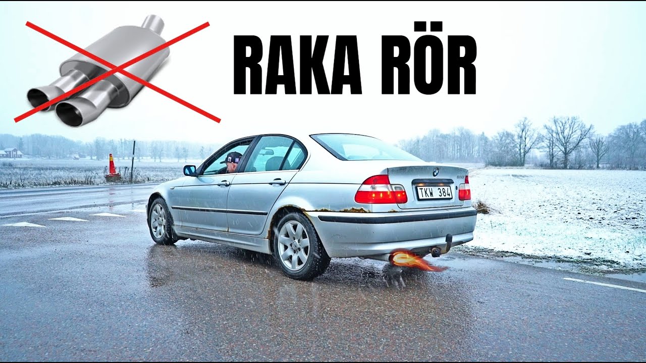 Vinterbil EP3: BYGGER RAKA RÖR på bmwn - [VLOGG #344]