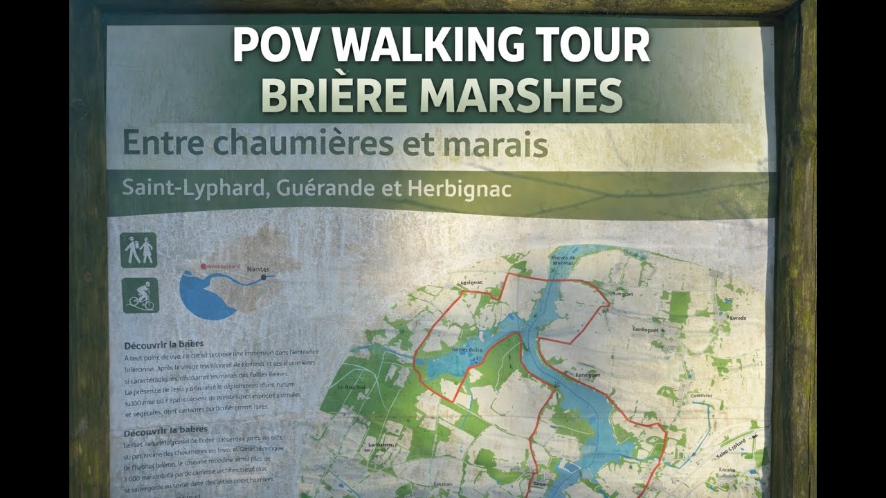 POV Walking Tour – Brière Marshes 🇫🇷 | Entre Chaumières et Marais | 3h Nature Walk