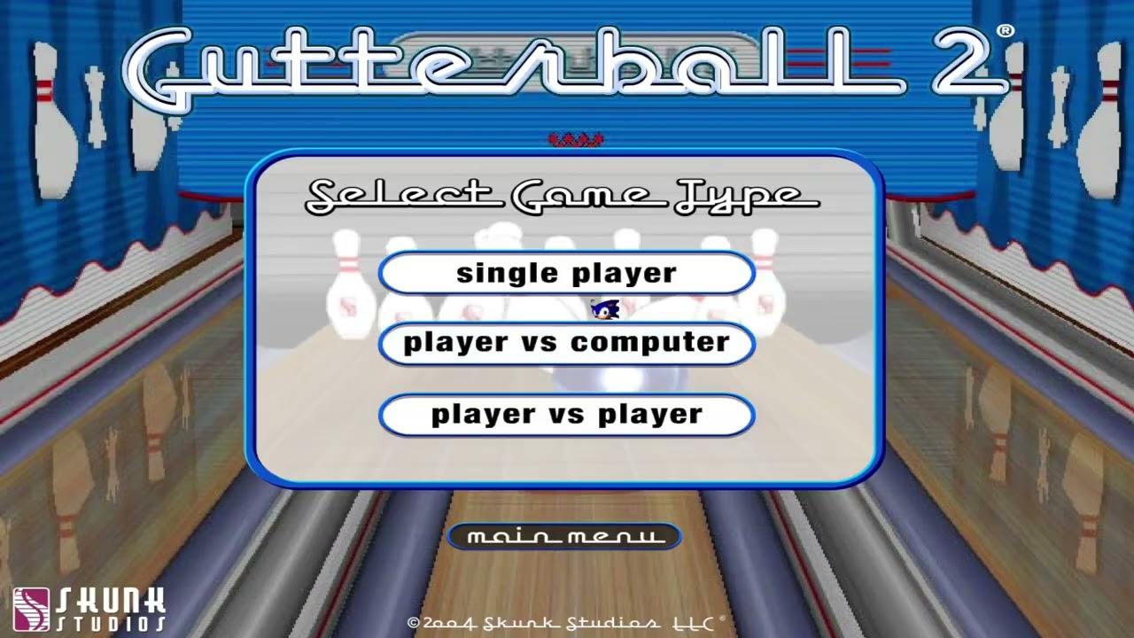 Gutterball 2 Perfect game on all lanes
