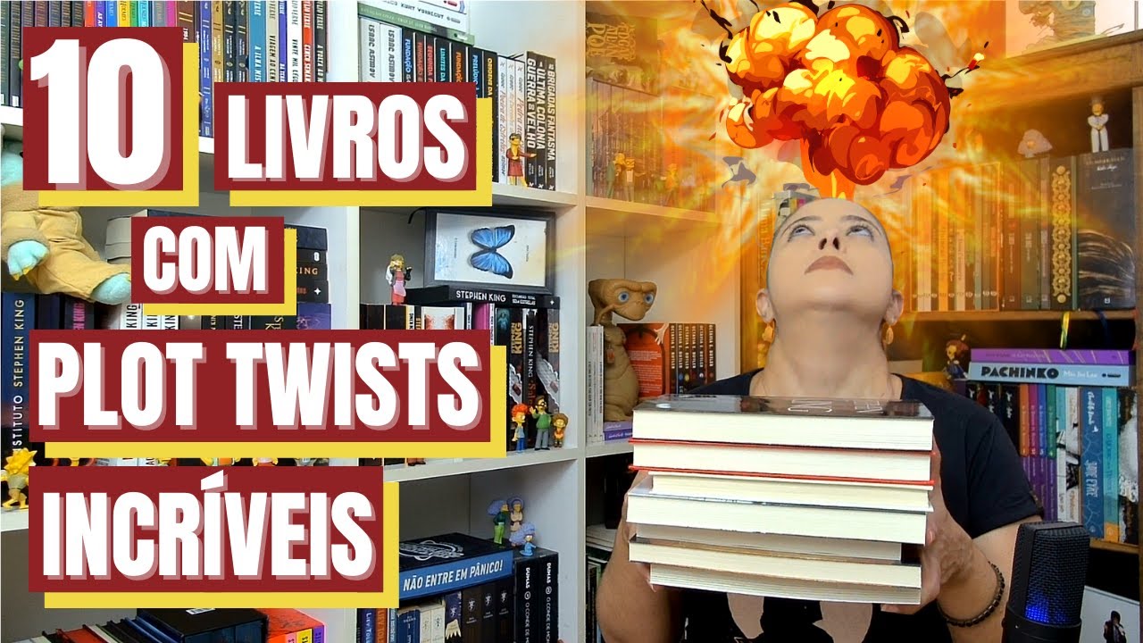 10 LIVROS COM PLOT TWISTS INCRÍVEIS! LIVROS COM FINAIS SURPREENDENTES!
