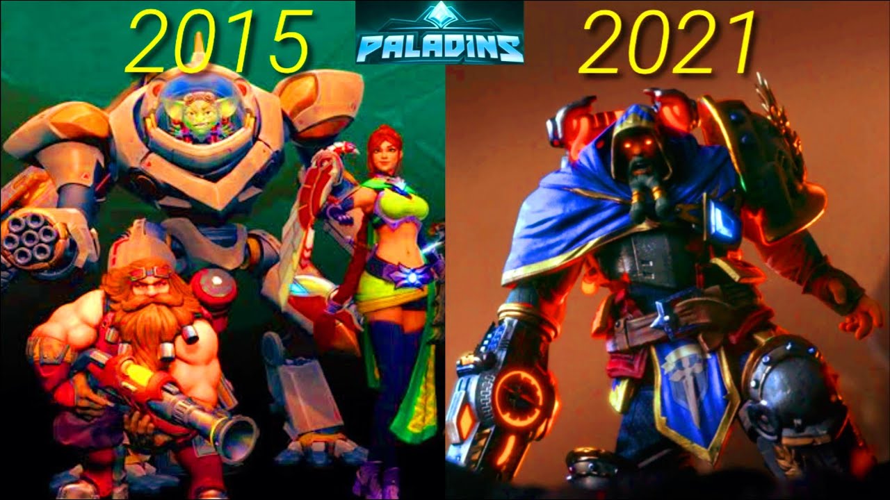 Evolution Of Paladins Games 2015~2021