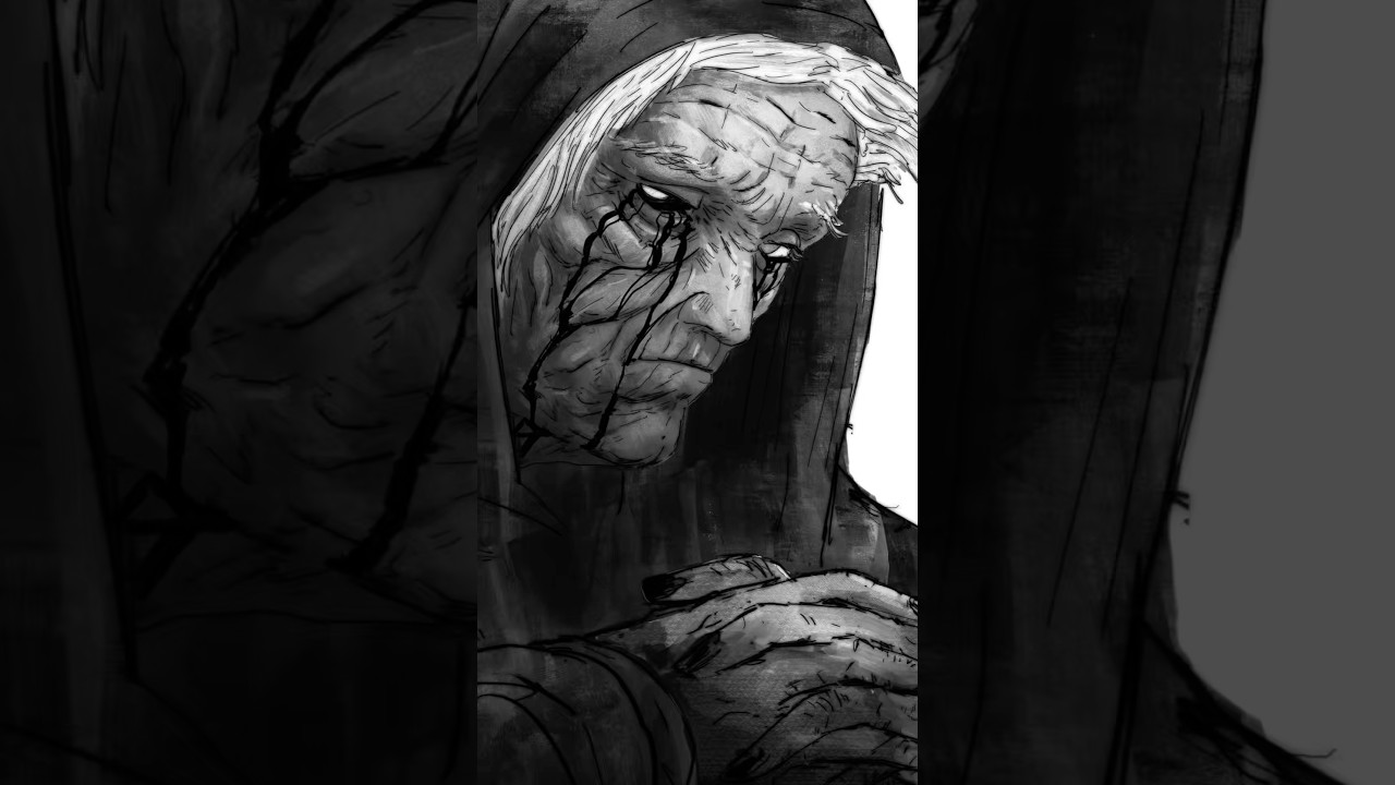 Narysowałem najdziwniejszego starca, jakiego kiedykolwiek stworzyłem.