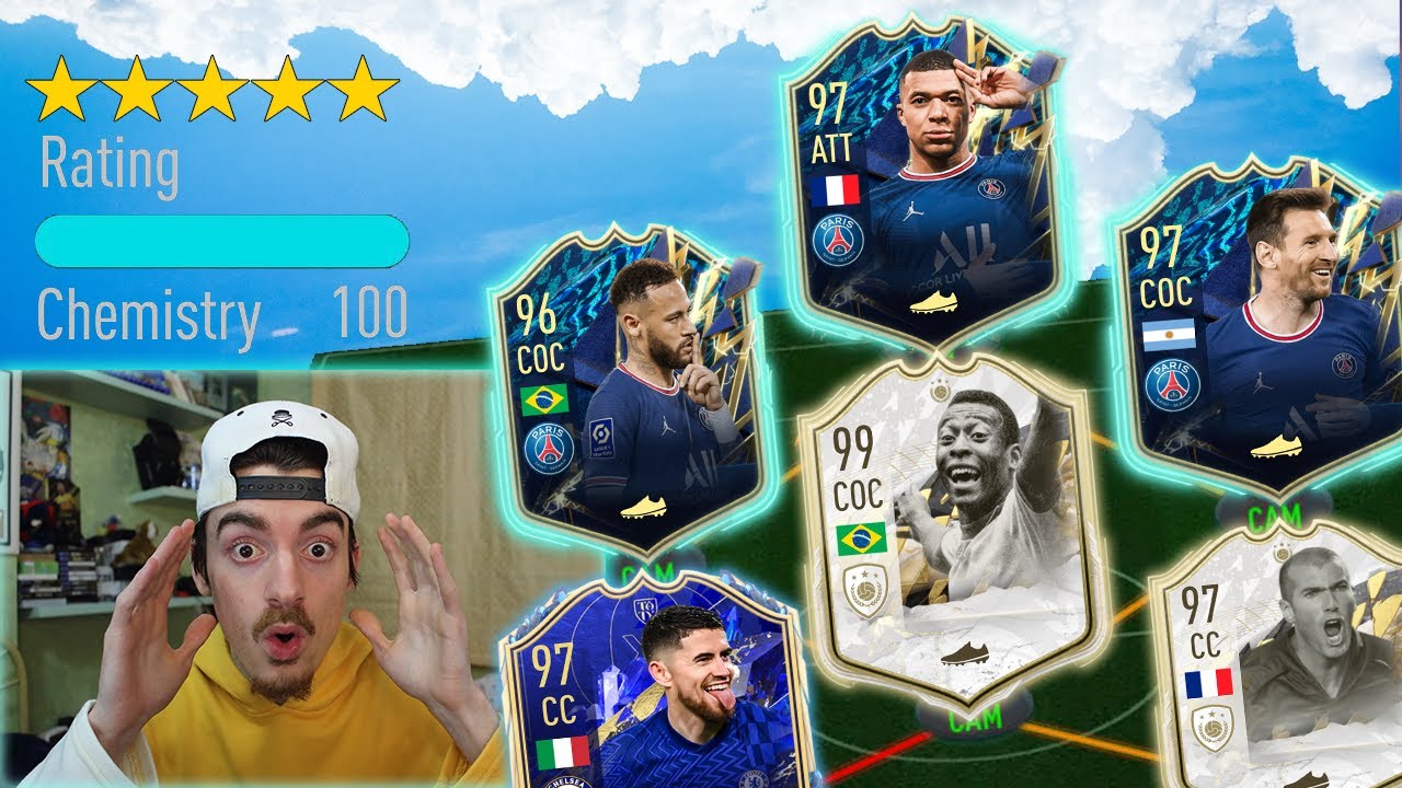 😱 DRAFT ASSURDO CON MBAPPE TOTS e NEYMAR TOTS !!! 193 RATED FUT DRAFT CHALLENGE - FIFA 22 ITA