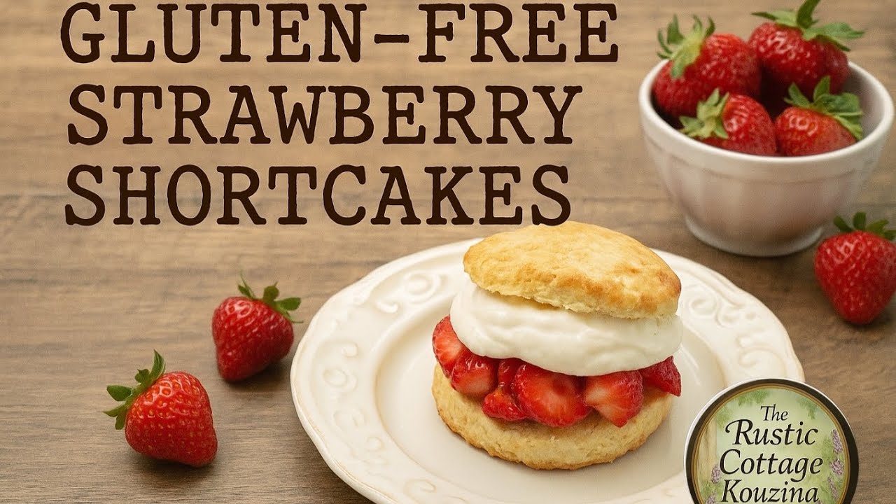 Gluten-Free Strawberry Shortcakes | Egg-Free, Cozy Spring Dessert 🍓