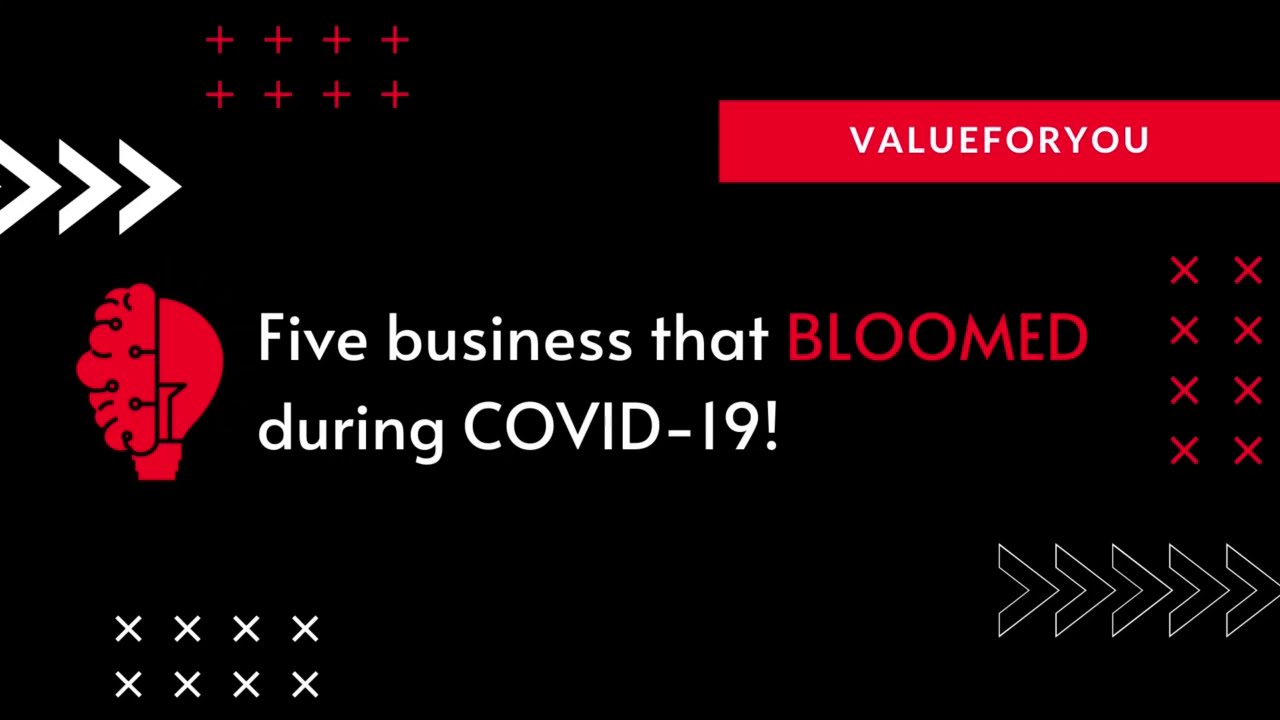 Top 5 Business ( ideas) : Actually boomed in lockdown