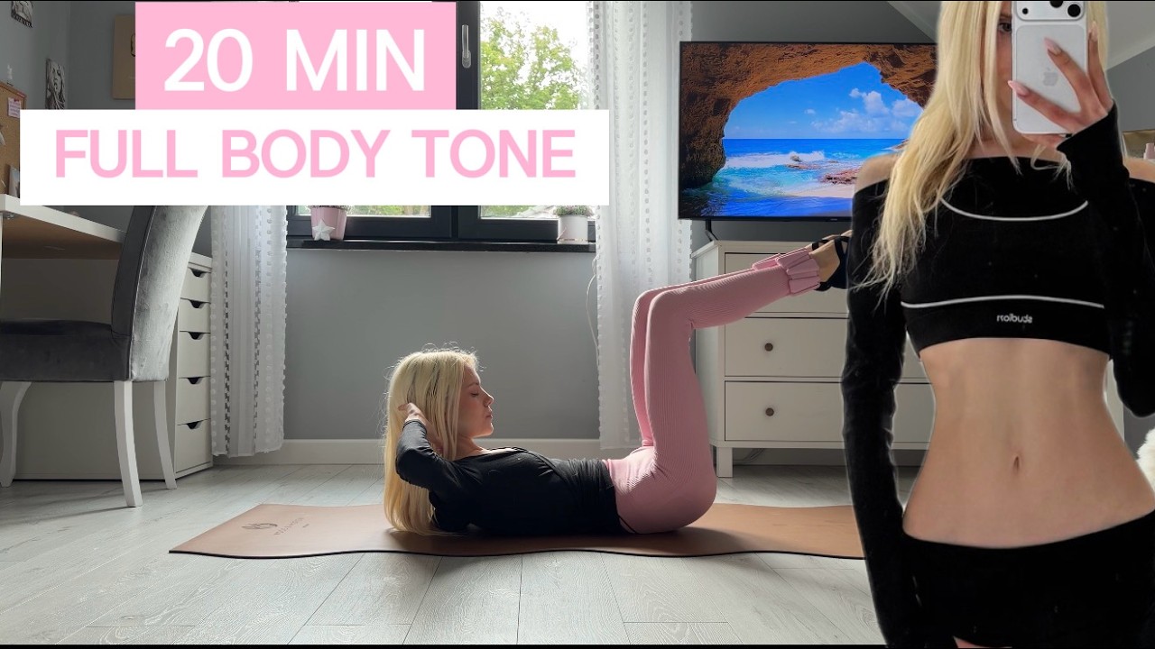 20 MIN FULL BODY PILATES WORKOUT // TONED HOURGLASS BODY