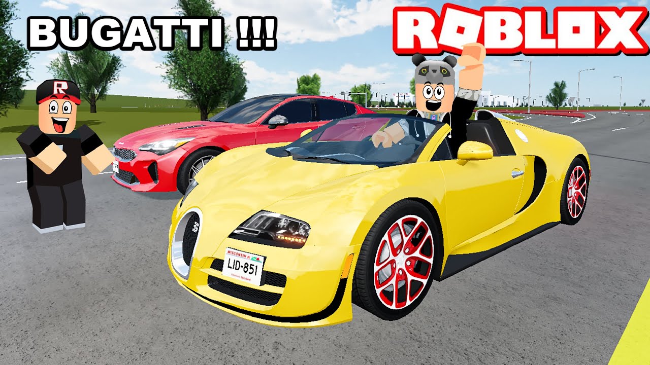 Üstü Açık Bugatti Aldım!! - Panda ile Roblox Greenville