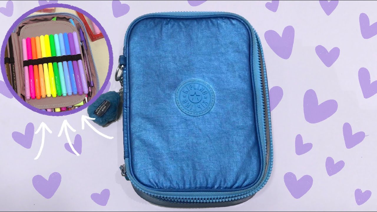 ORGANIZANDO MEU ESTOJO DA KIPLING *100 pens*  | Lara Amorim