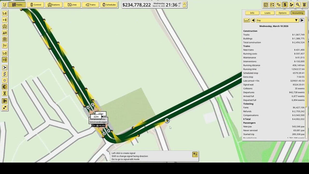 NIMBY Rails - Creating HSL Line 702
