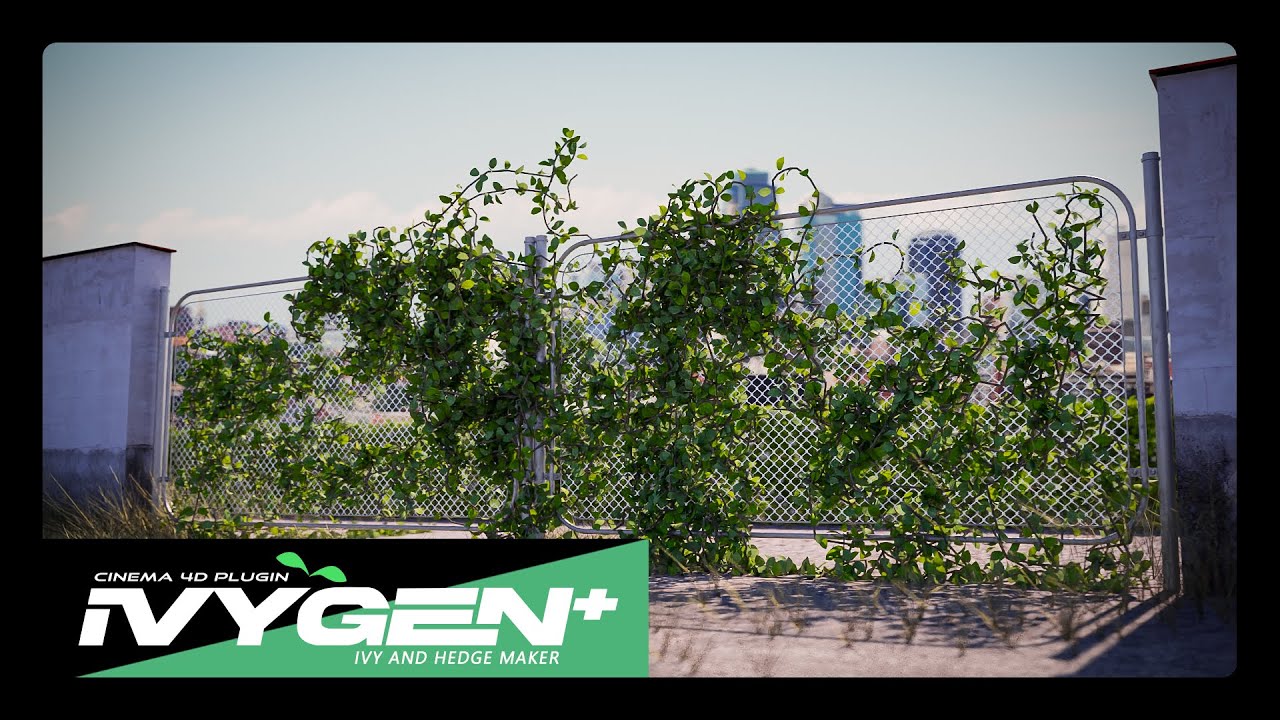 IVYGEN+ - Ivy and Hedge Generator Plugin for Cinema 4D