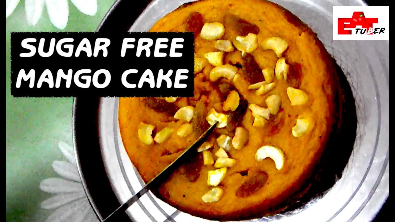 Sugar Free Mango Cake Recipe | Healthy Cake at Home without Sugar