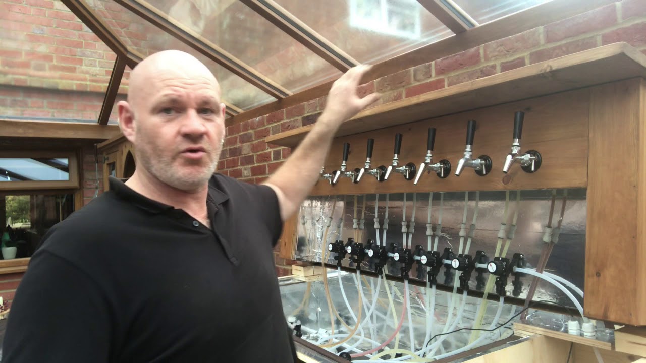 Keezer build part 5 # kegzilla is born