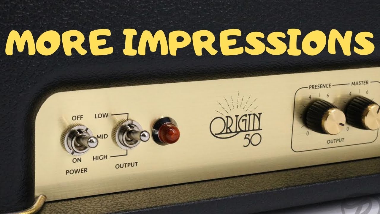 Marshall Origin 50 - More Impressions