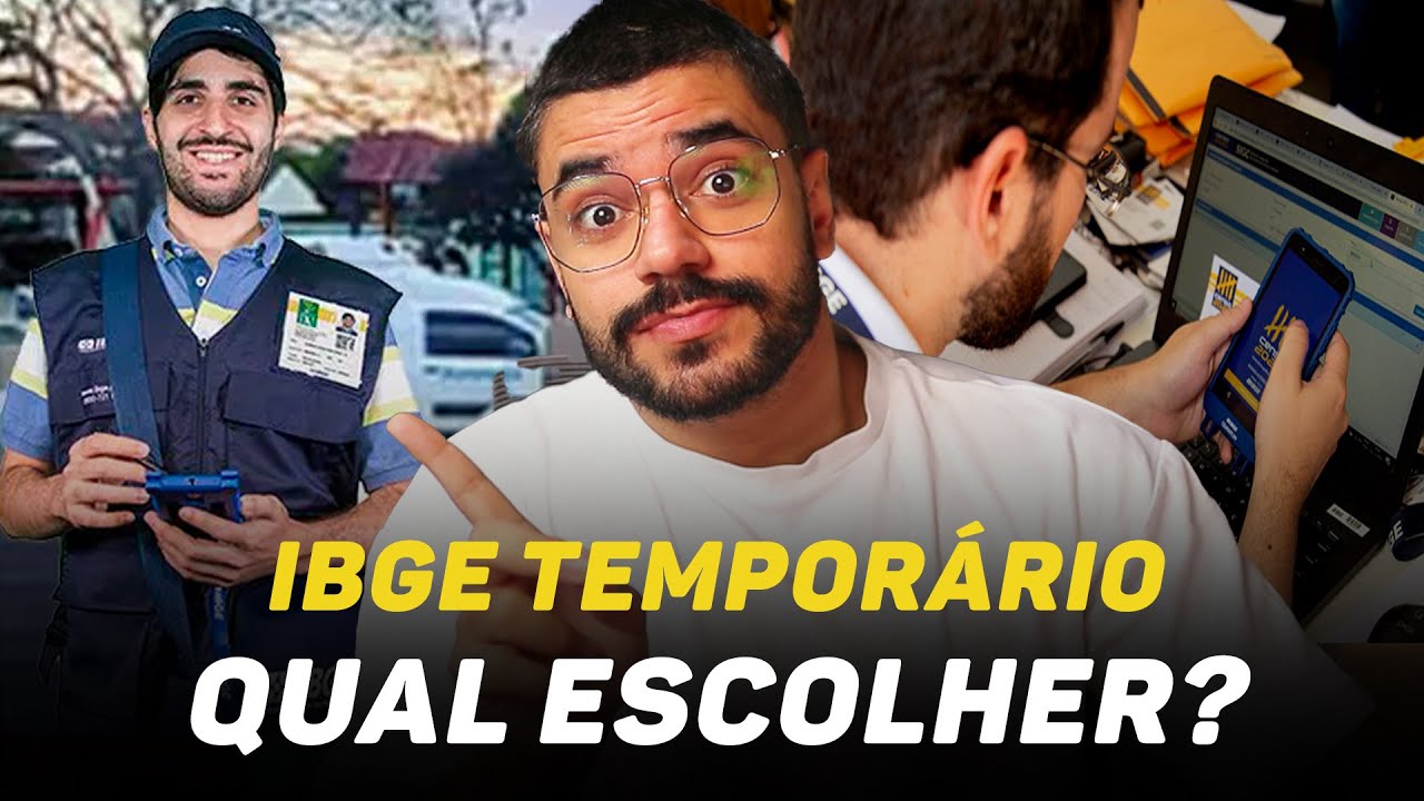 Concurso IBGE: AGENTE ou SUPERVISOR? Qual É Mais Fácil e Melhor?