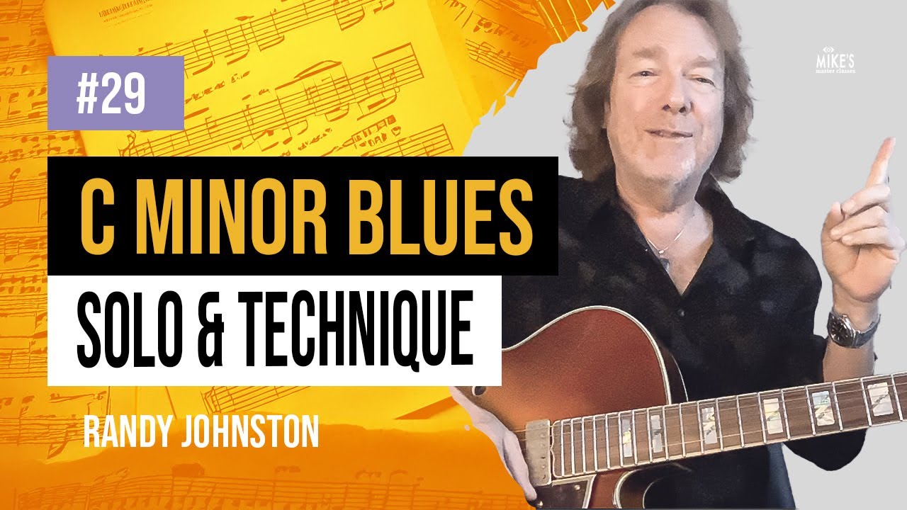 Randy Johnston's C Minor Blues Solo & Technique
