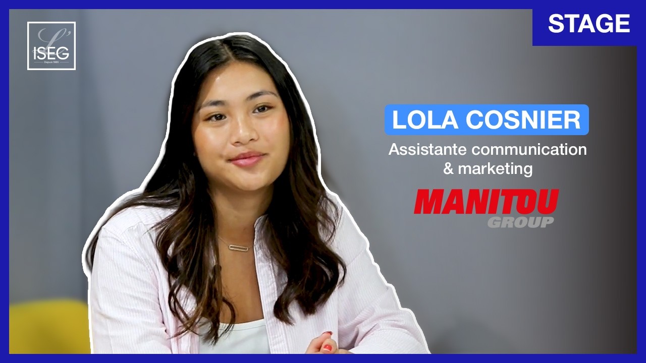 [MON STAGE CHEZ] : LOLA COSNIER CHEZ MANITOU