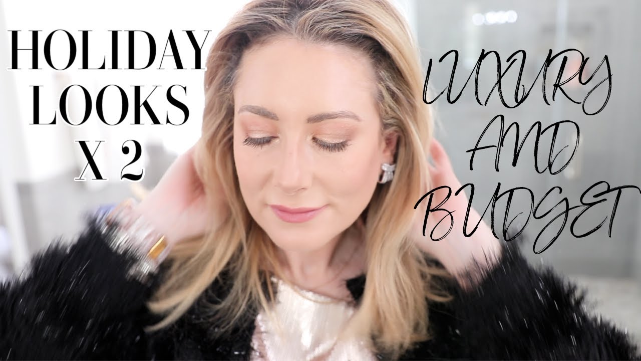 LUXURY VS. BUDGET HOLIDAY MAKEUP LOOK | MsGoldgirl