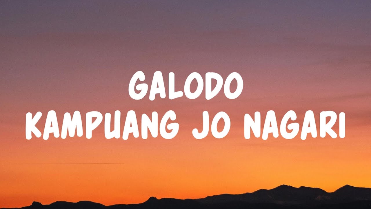 Indro Tanjung - Galodo Kampuang Jo Nagari | Female Version (Lyrics)
