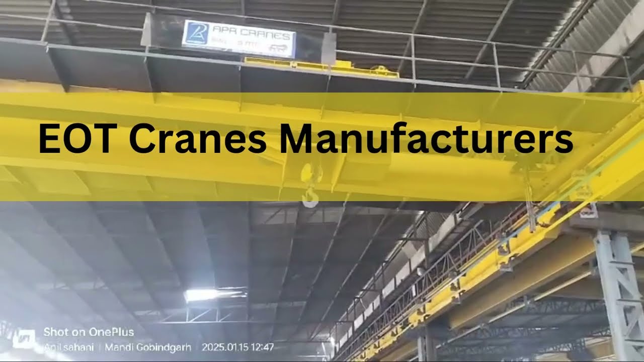 EOT Cranes Manufacturers | Overhead Crane | Electric Wire Rope Hoist #eotcranes #overheadcrane