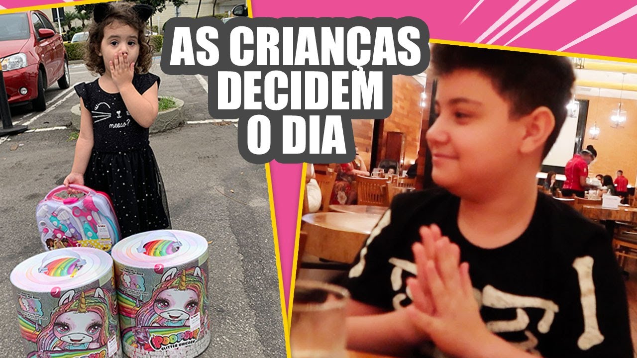 AS CRIANÇAS DECIDIRAM O NOSSO DIA *Isso custou caro!  | Kathy Castricini