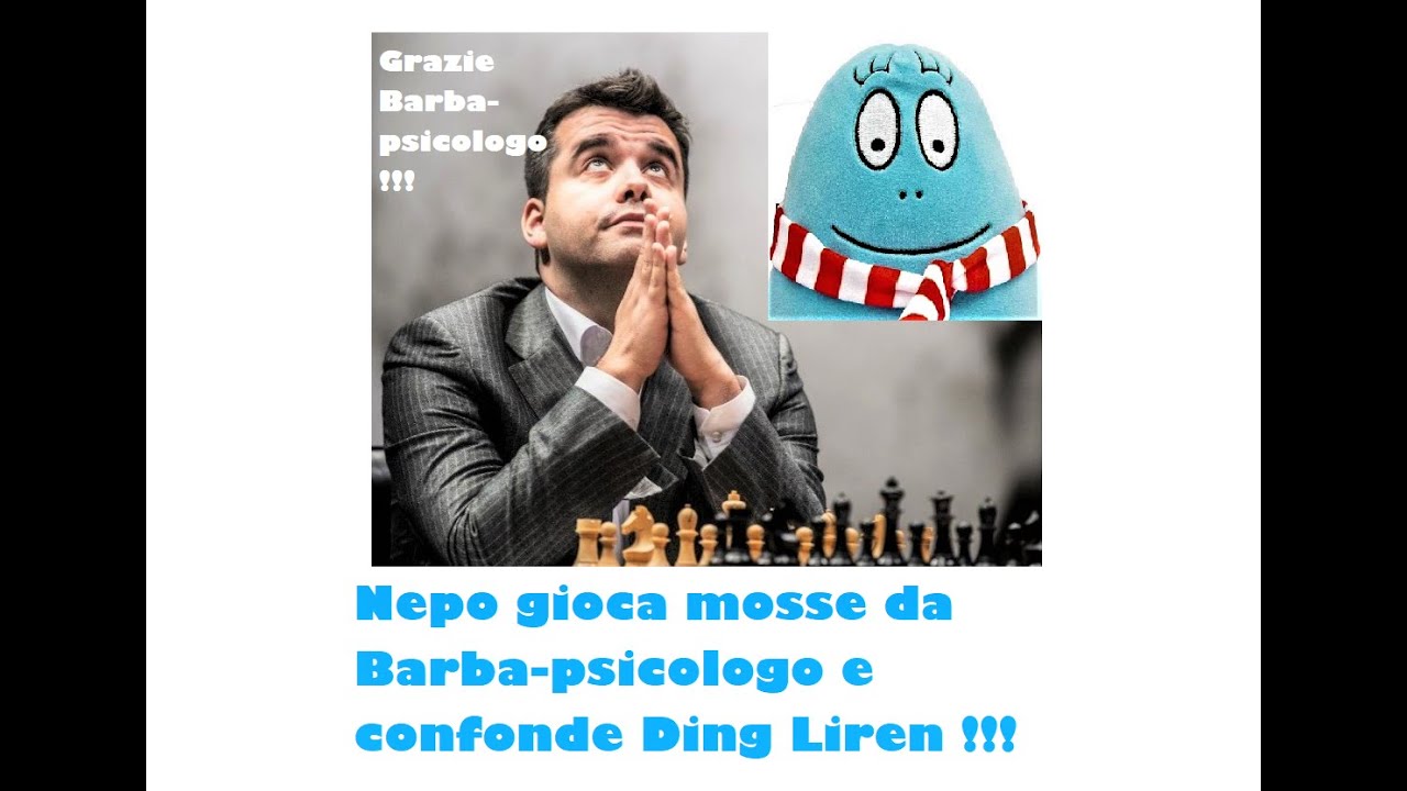 Nepo confonde Ding con mosse psicologiche e pareggia gara 8 del mondiale di scacchi !!!