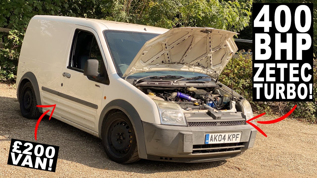 MONSTER SLEEPER 400+ BHP FORD TRANSIT CONNECT! *Замена двигателя ZETEC TURBO*