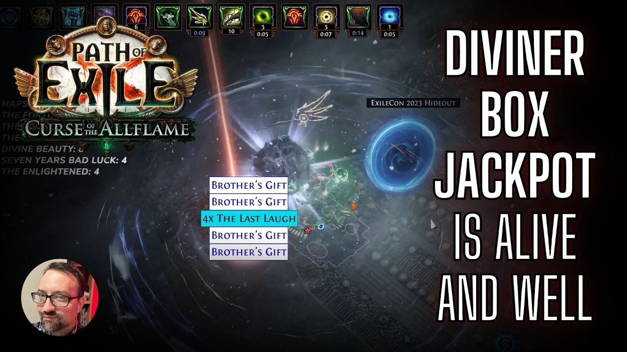 [PoE 3.29] 100 Maps of Rolling Diviner Boxes (10-20 div+ per hour)