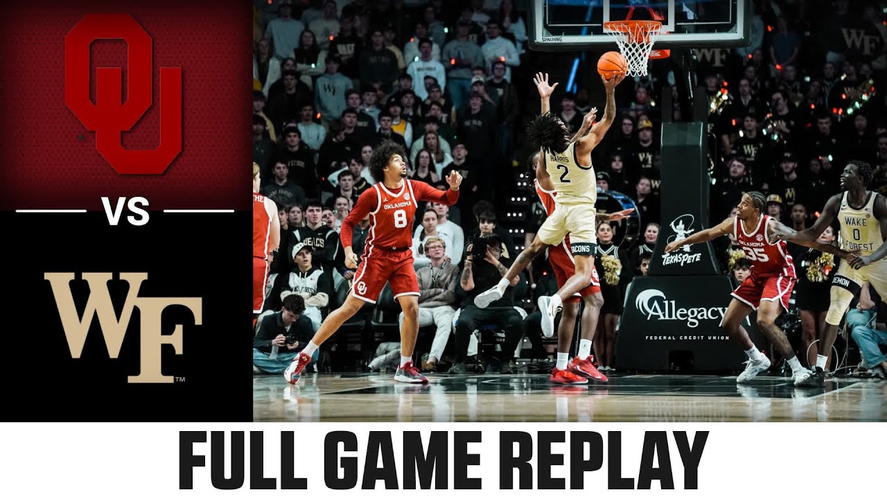 Oklahoma vs. Wake Forest Full Game Replay | 2025-26 ACC Men's Basketball
