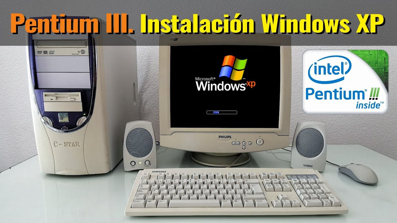 Proyecto PIII de la basura (VIII): instalación, configuración, y actualización de Windows XP.