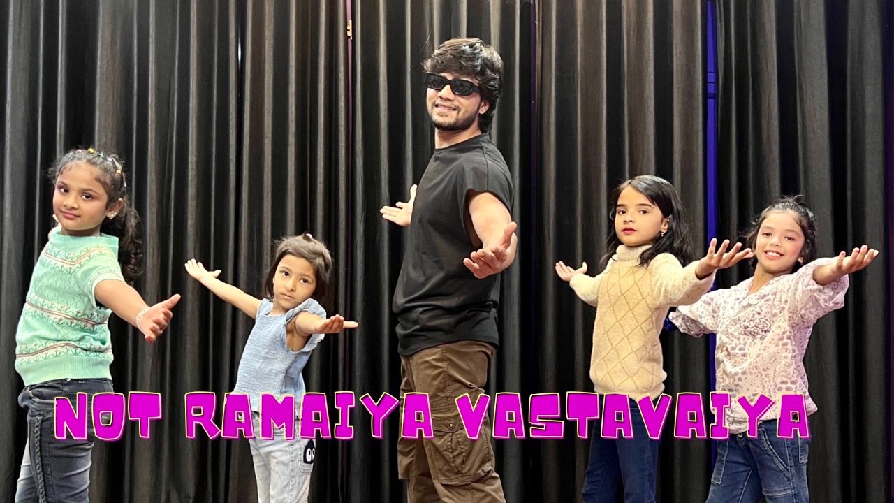 Not Ramaiya Vastavaiya | JAWAN | Shah Rukh Khan | Kids Dance Cover | Sanju Dance Academy