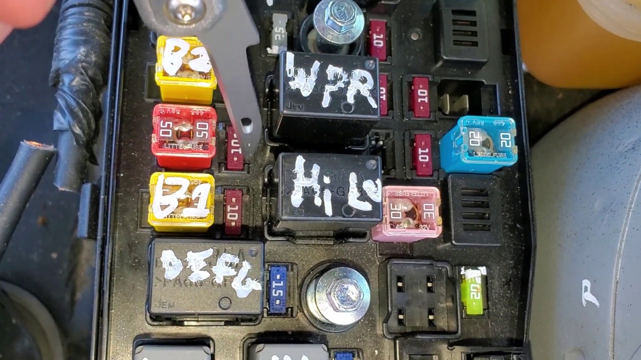 2014 Chevy Captiva Headlight Fuses & Relays, Fog Light Fuse & Relay