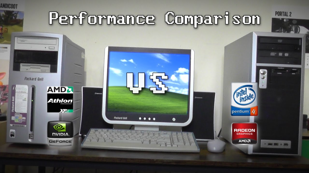 2003 Packard Bell PC vs Pentium 4 PC Build - Performance Comparison