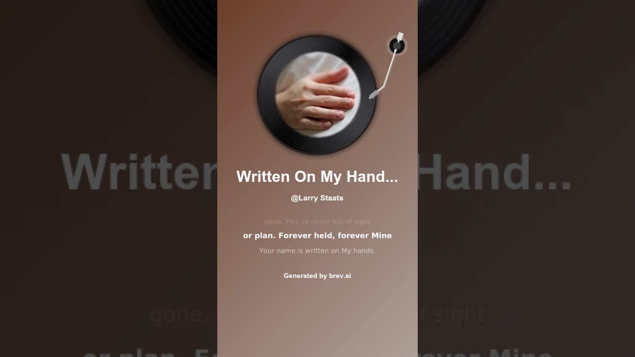 Written On My Hand