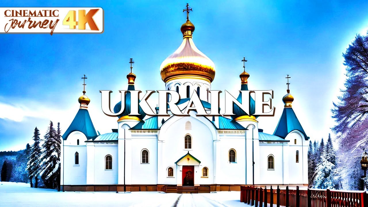 Ukraine 4K ✦ Cinematic Journey with Relaxing Piano Music Through Culture and History