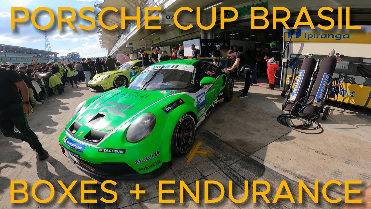 ENDURANCE PORSCHE CUP EM INTERLAGOS! VISITA AOS BOXES E CORRIDA