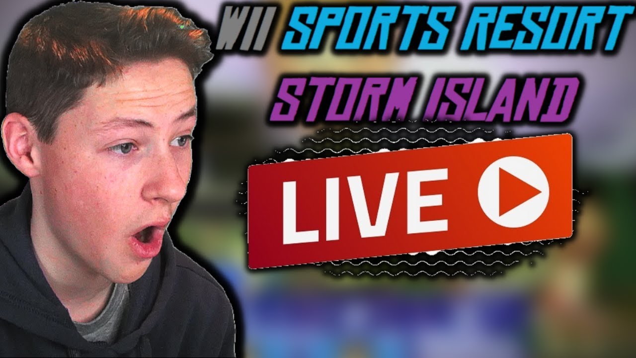 Playing Wii Sports Resort - Storm Island Live!