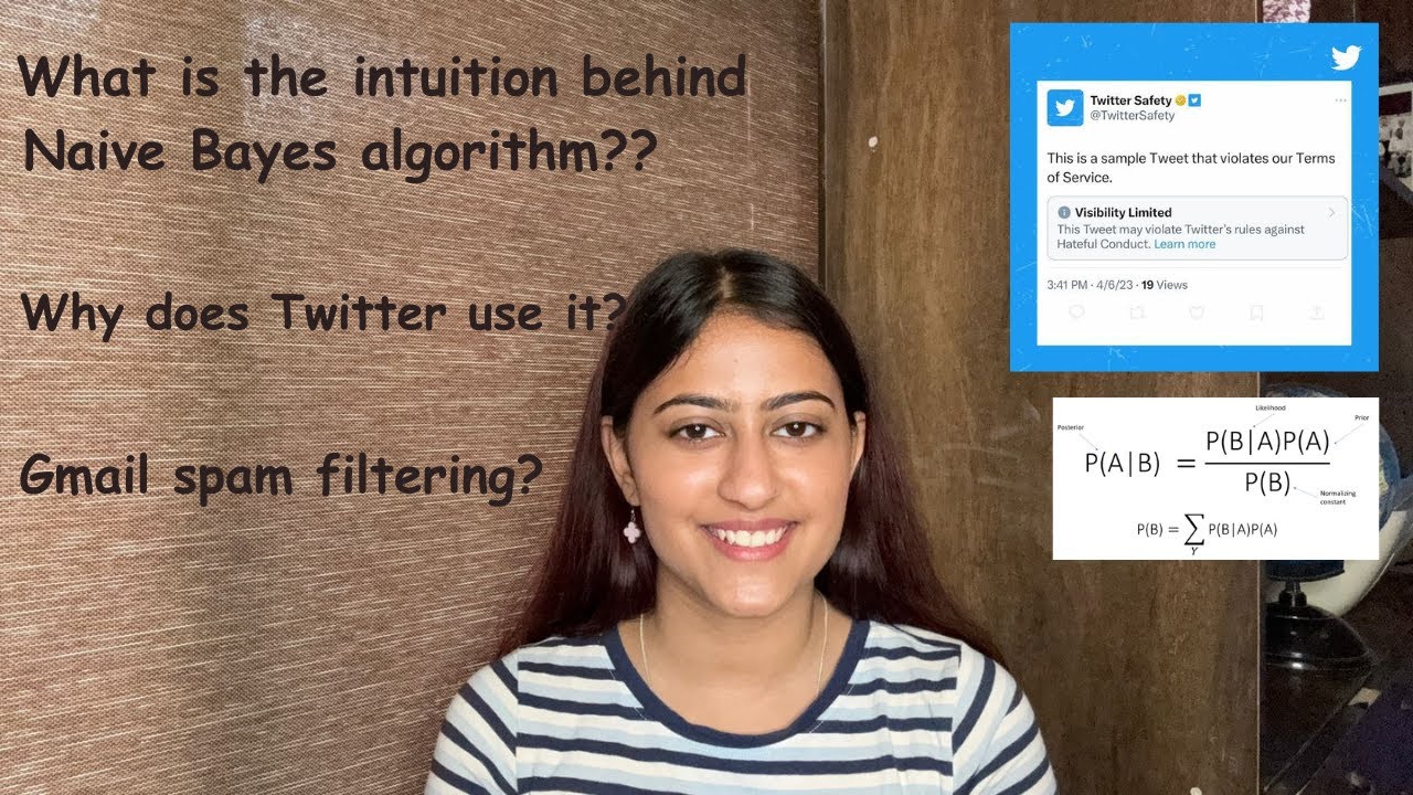 But what is the intuition behind Naive Bayes algorithm?...Why do Twitter and Gmail use it??