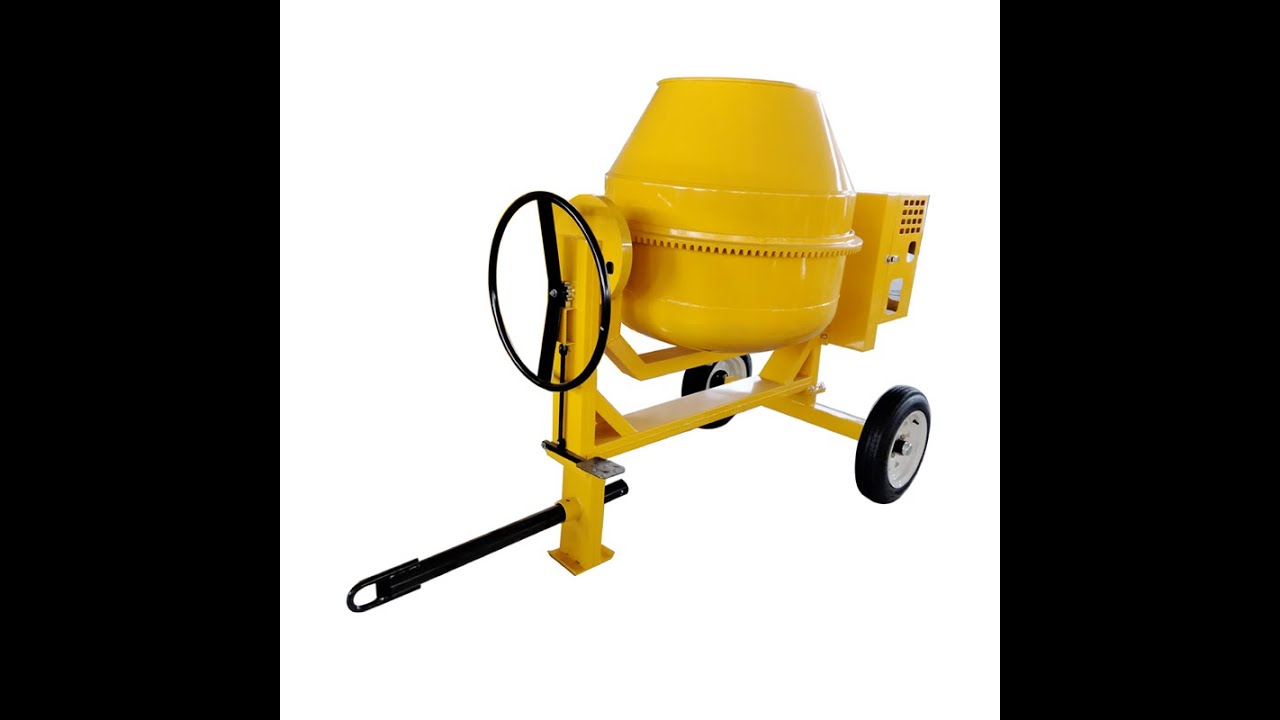 How to start the concrete mixer