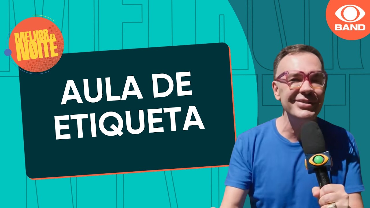 Felipeh encara aula de etiqueta e tenta equilibrar livro na cabeça | Melhor da Noite