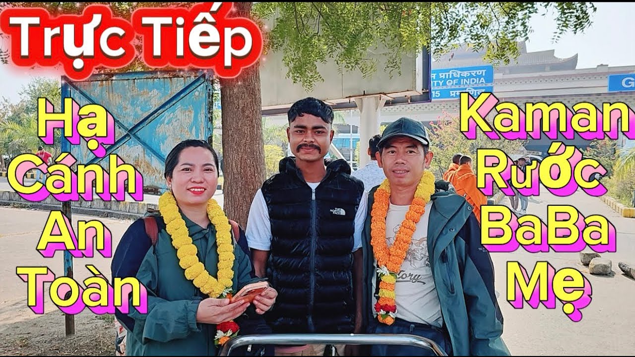 Mỵ vlog đang ph&aacute;t trực tiếp! Kaman Đi Rước Ba Mẹ.#mỵvlog