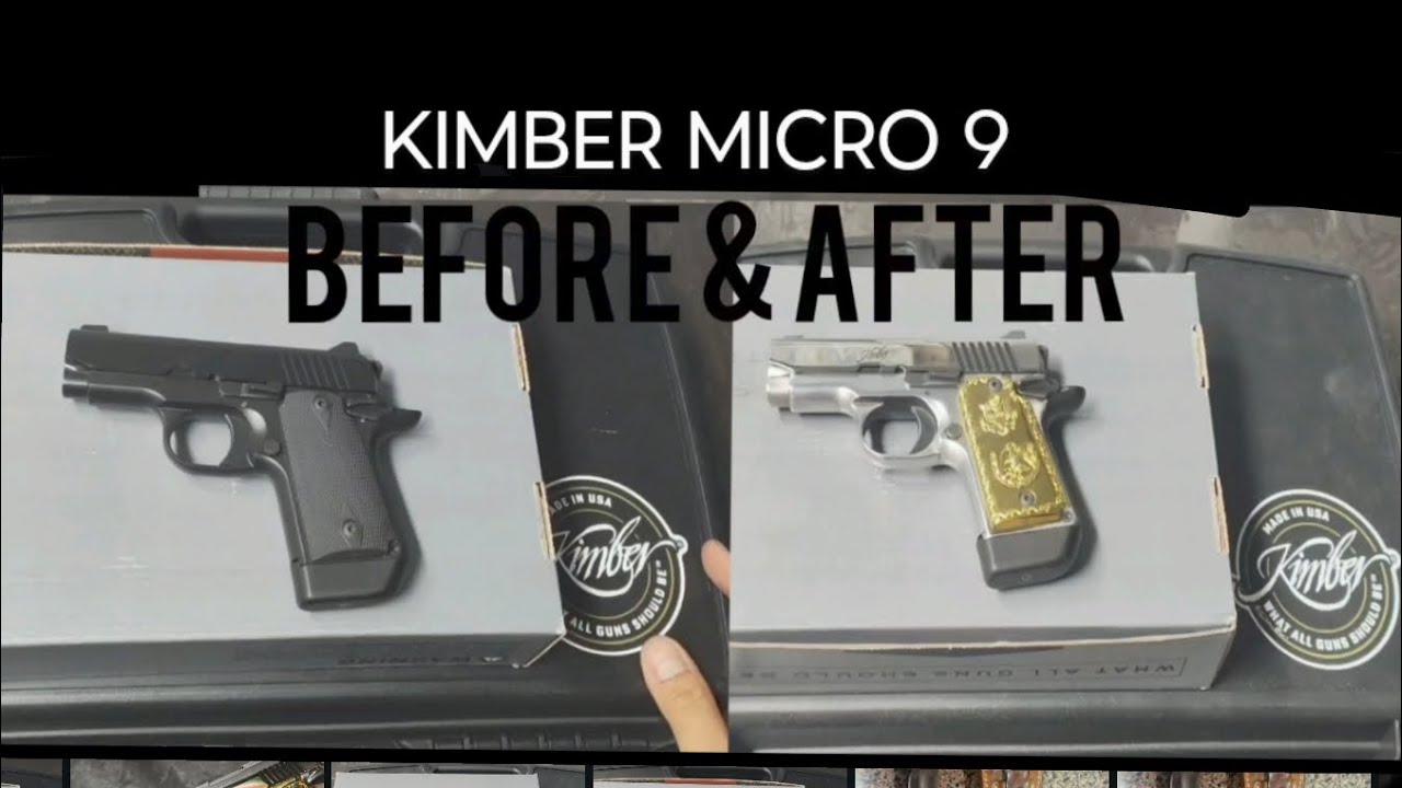 Kimber micro 9 sanding and polishing for a mirror finish process