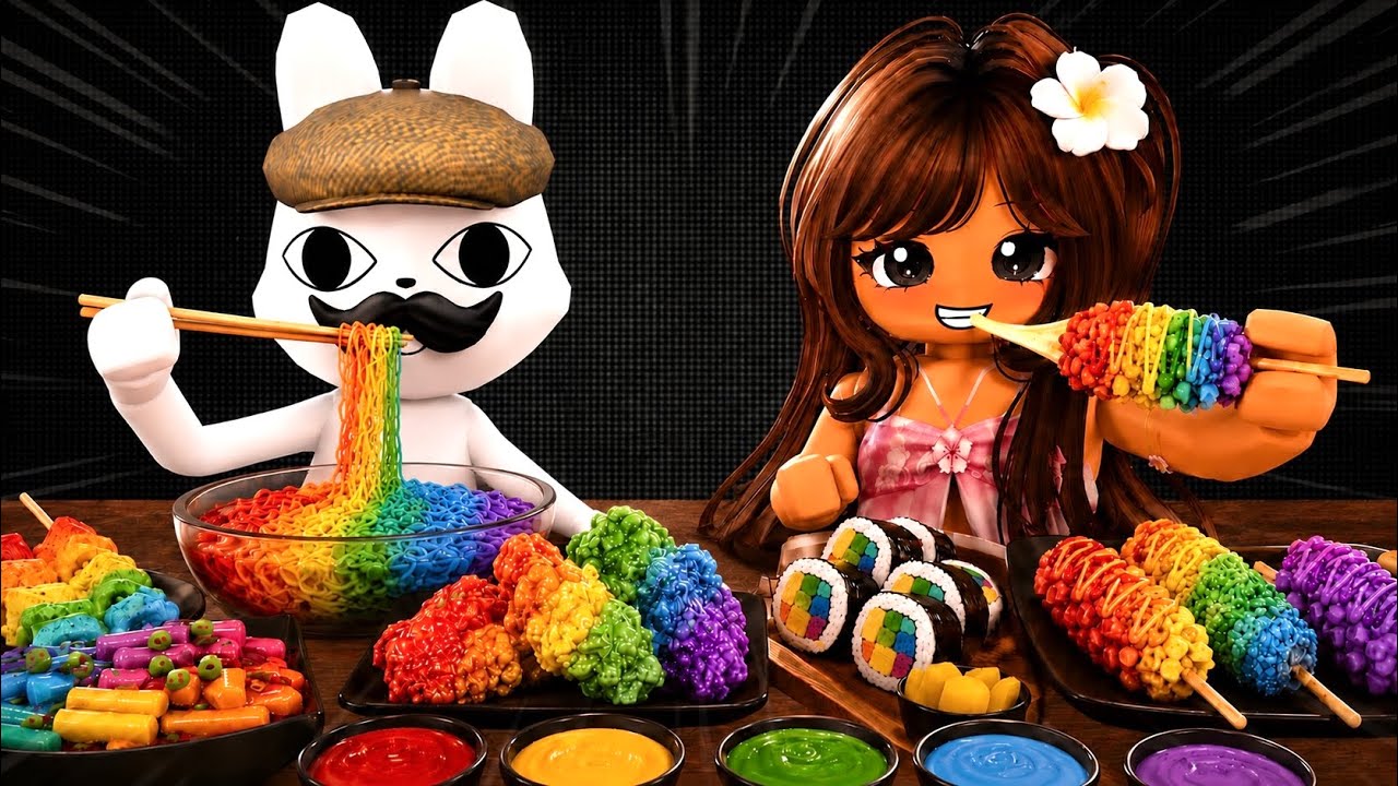ANIMAL HOSPITAL MUKBANG *RAINBOW EDITION 🌈😋+ ASMR*
