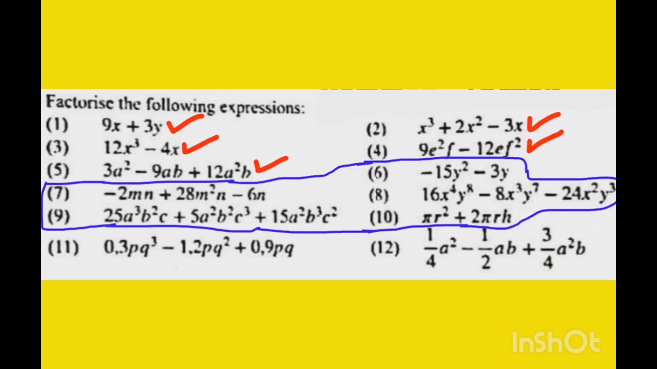 Common factor |Part 2
