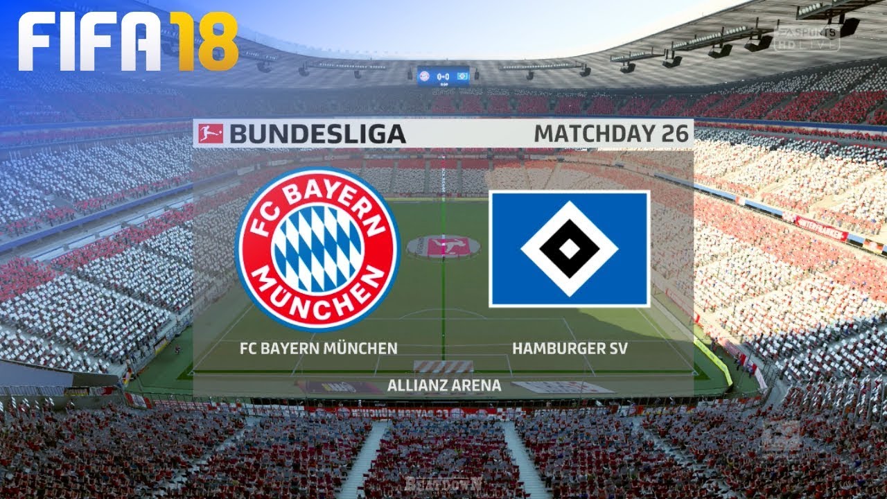 FIFA 18 - FC Bayern München vs. Hamburger SV @ Allianz Arena